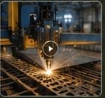CNC steel cutting